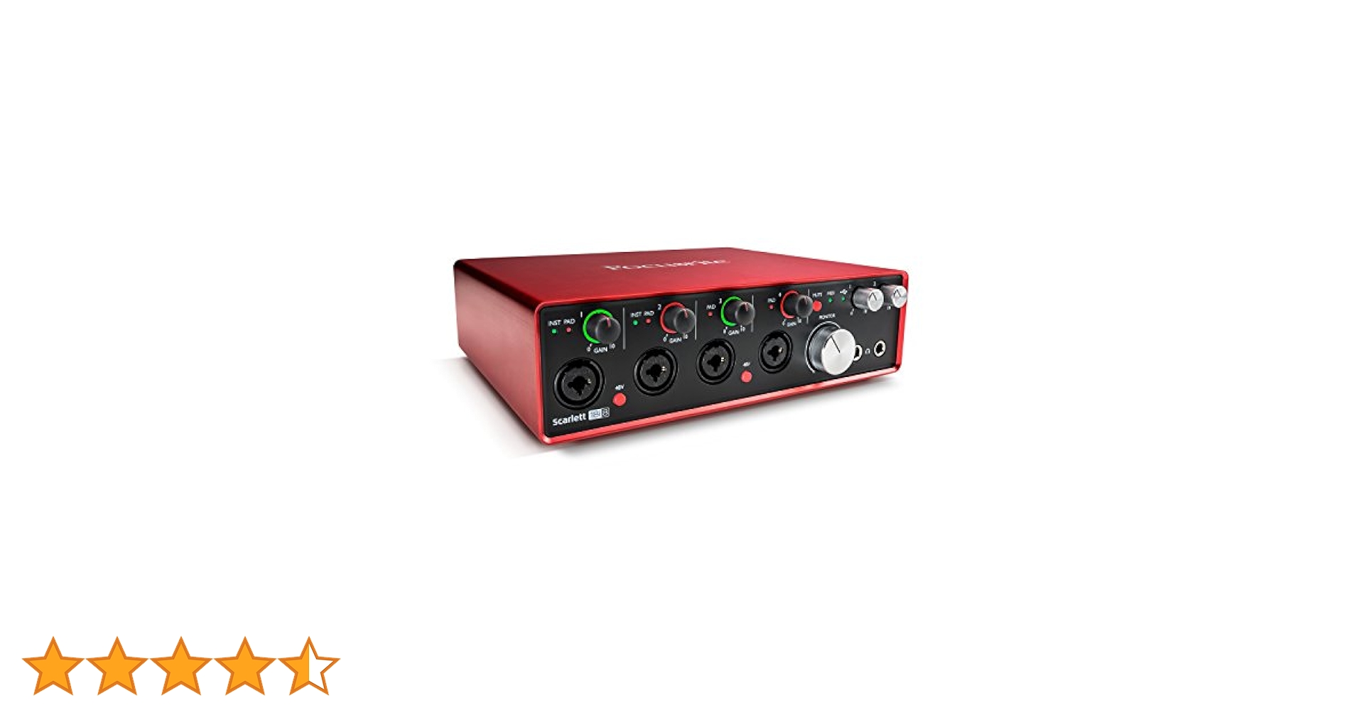 Focusrite Scarlett 18i8 (2nd Gen) USB Audio Interface with